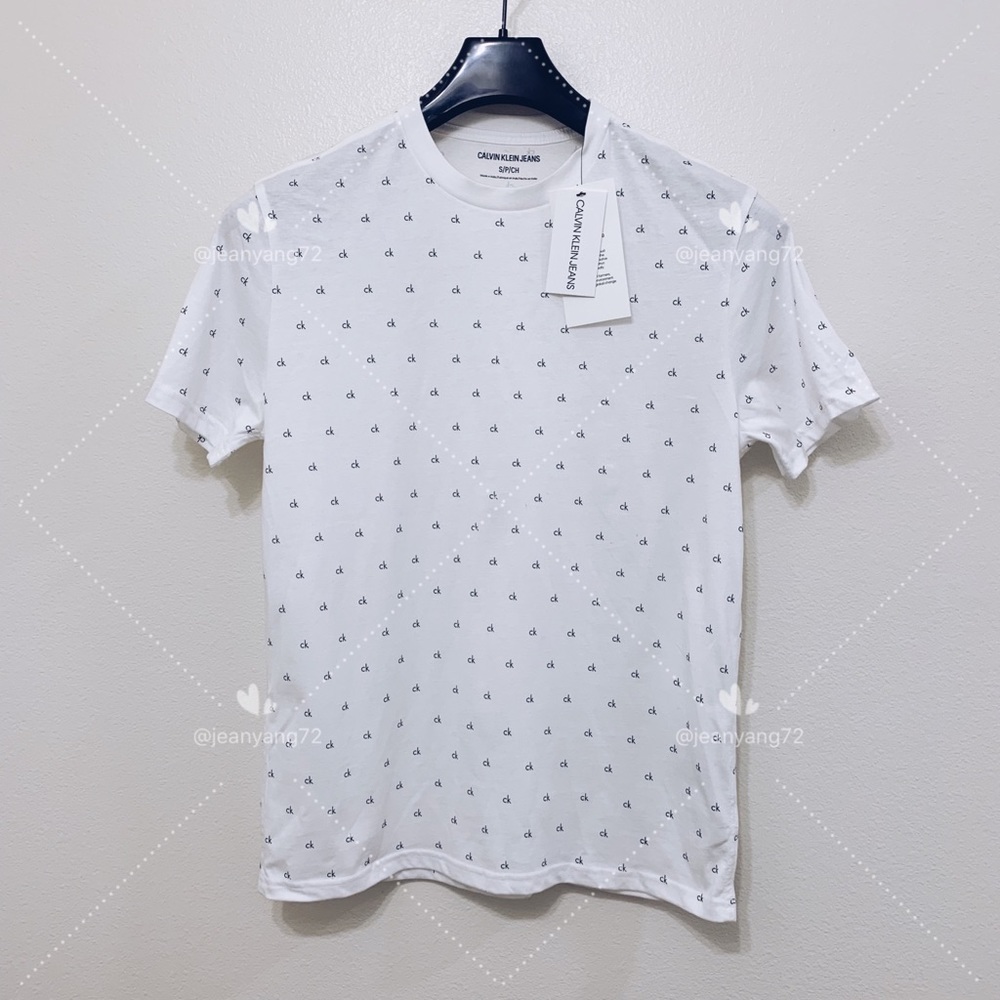 Calvin Klein Men T-shirt cklogo white